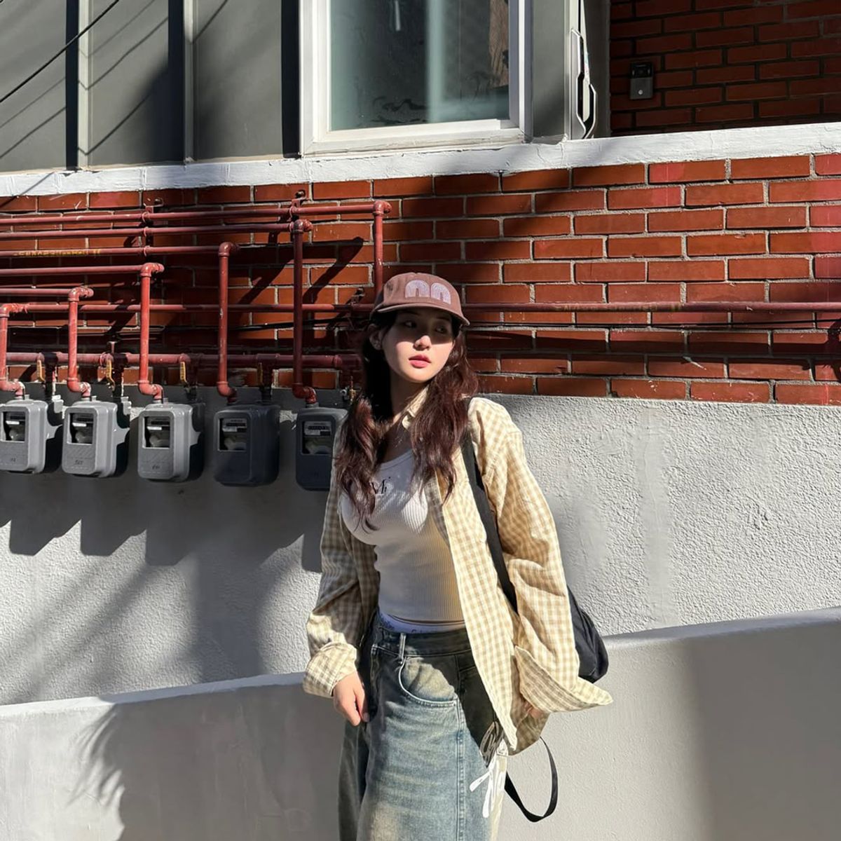 낫뉴(NOT NEW) Check nn Shirts Yellow