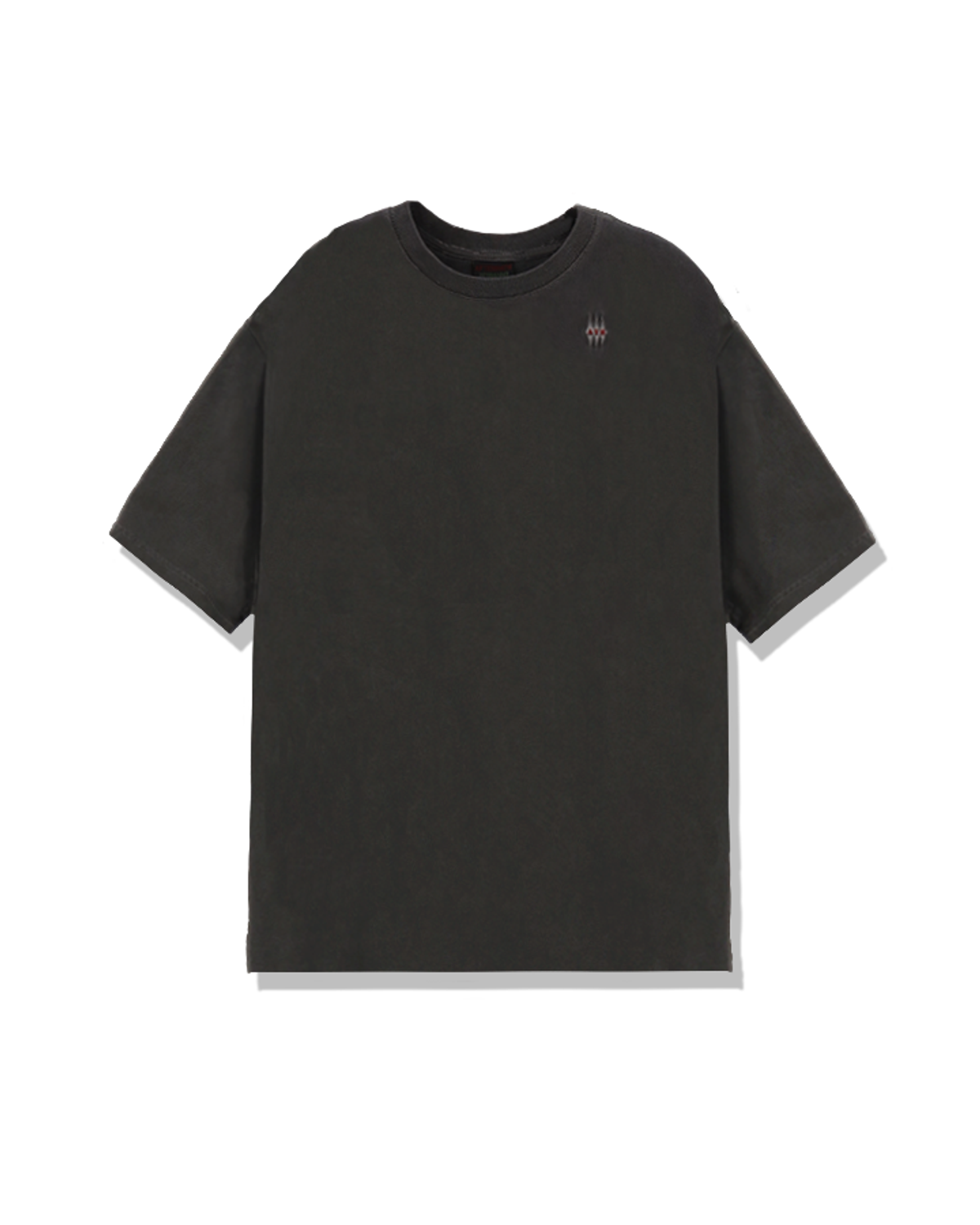 애프터매스(AFTERMATH) PIG DYED AIM LOGO TEE [CHARCOAL]