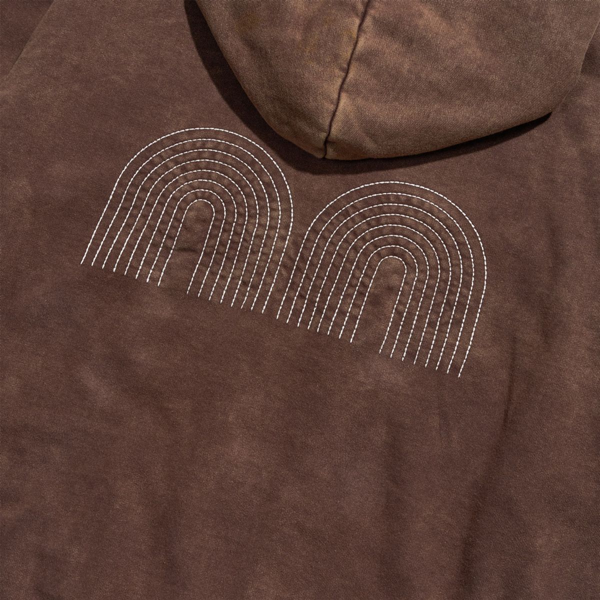 낫뉴(NOT NEW) Basic nn Hoodie Washed Brown