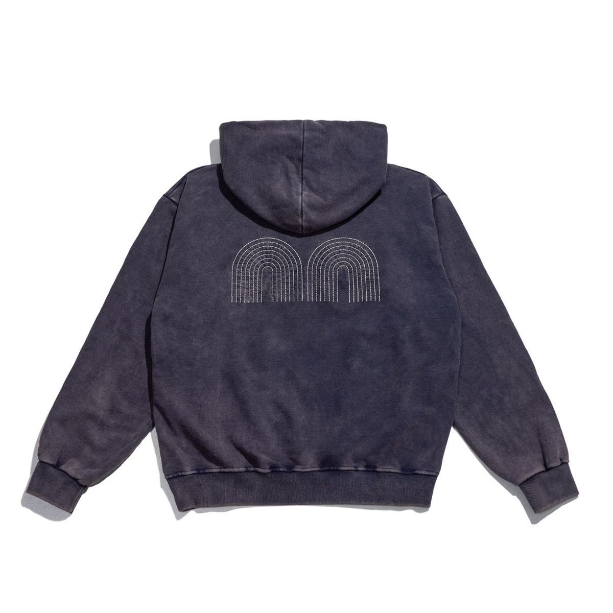 낫뉴(NOT NEW) Basic nn Hoodie Washed Navy