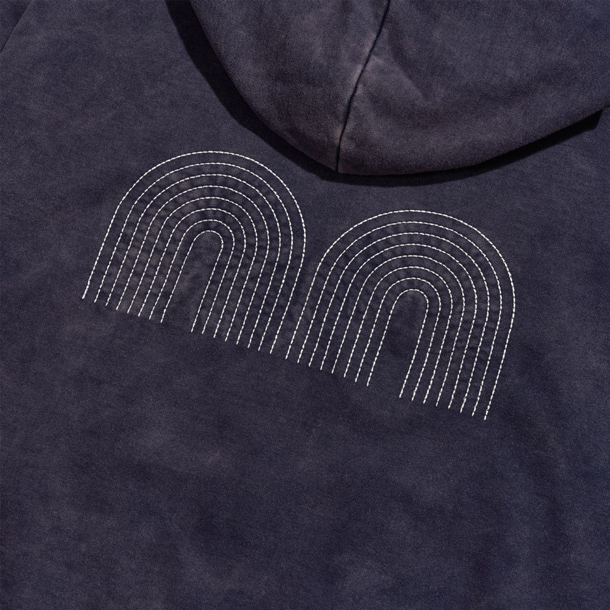 낫뉴(NOT NEW) Basic nn Hoodie Washed Navy