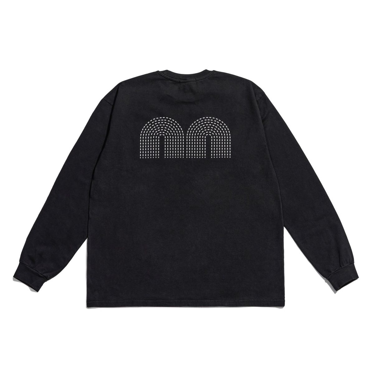 낫뉴(NOT NEW) Basic nn LS T-Shirt Washed Black