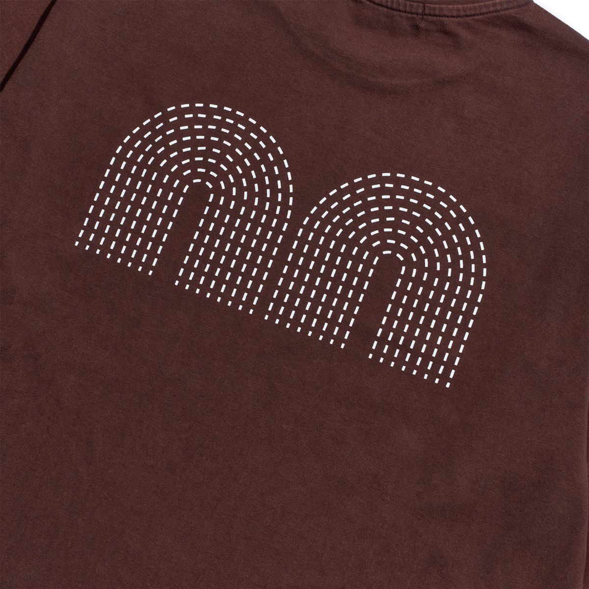 낫뉴(NOT NEW) Basic nn LS T-Shirt Washed Brown