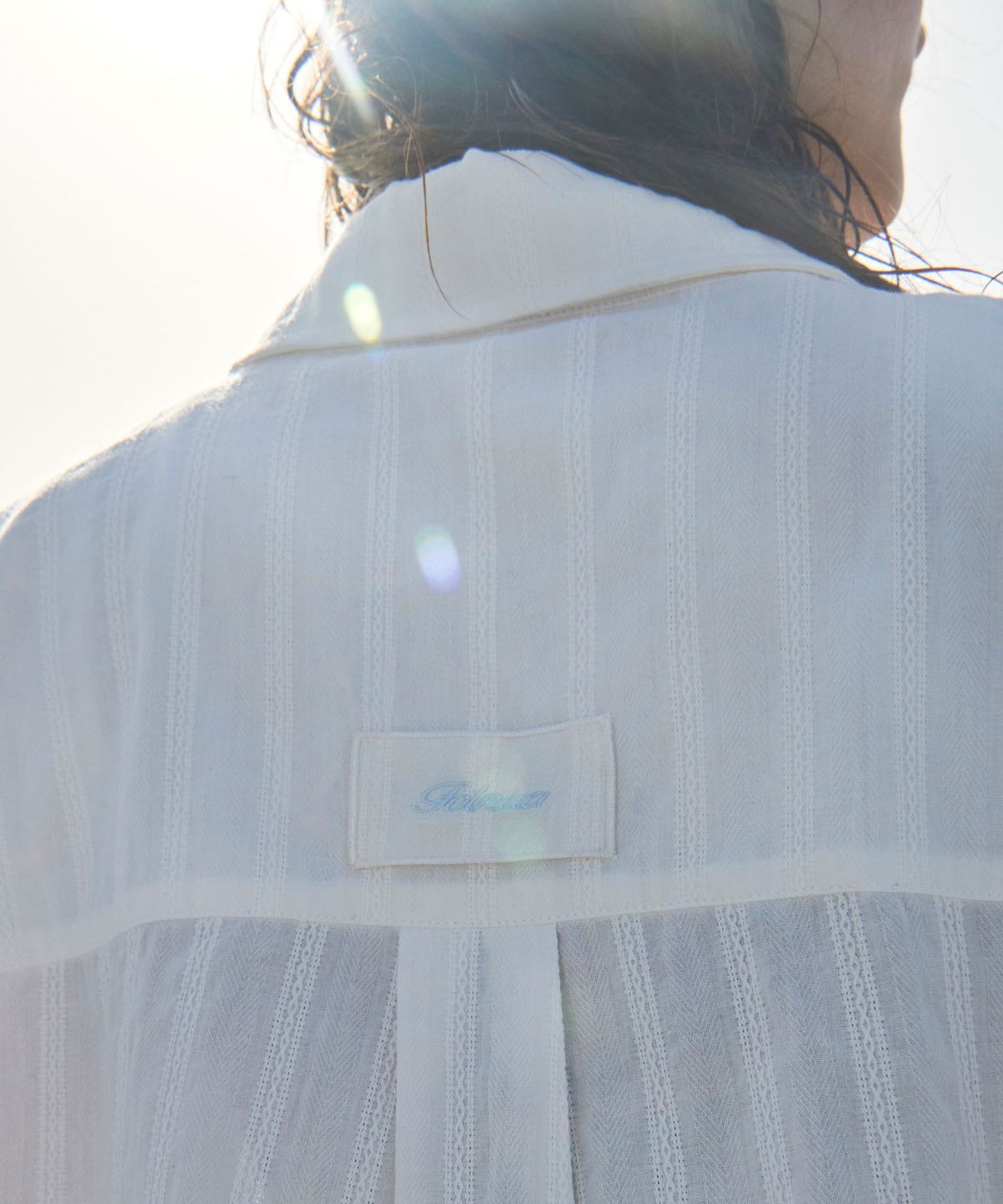 폴뉴아(FOLNUA) MARIS OVER FIT SHORT SHIRT (WHITE)