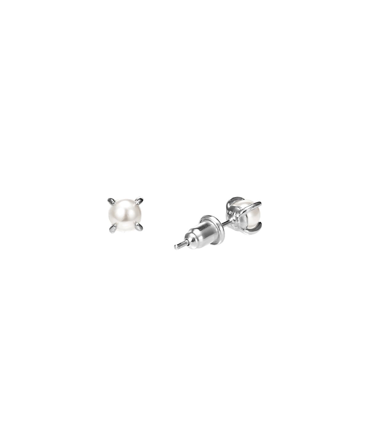 베흐트(VERTE) [925 silver] Deux.silver.223 / ecrin pearl earring (4mm)