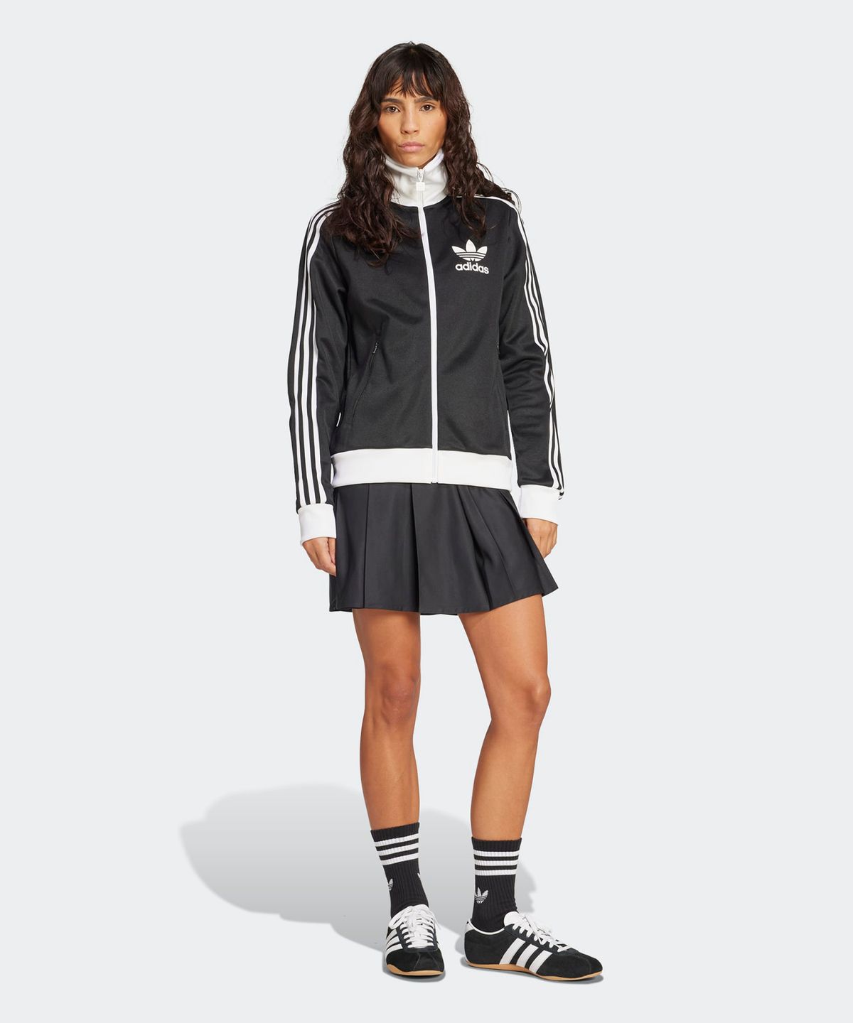 아디다스(ADIDAS) 베켄바우어 트랙탑 - 블랙:화이트 / HZ3743