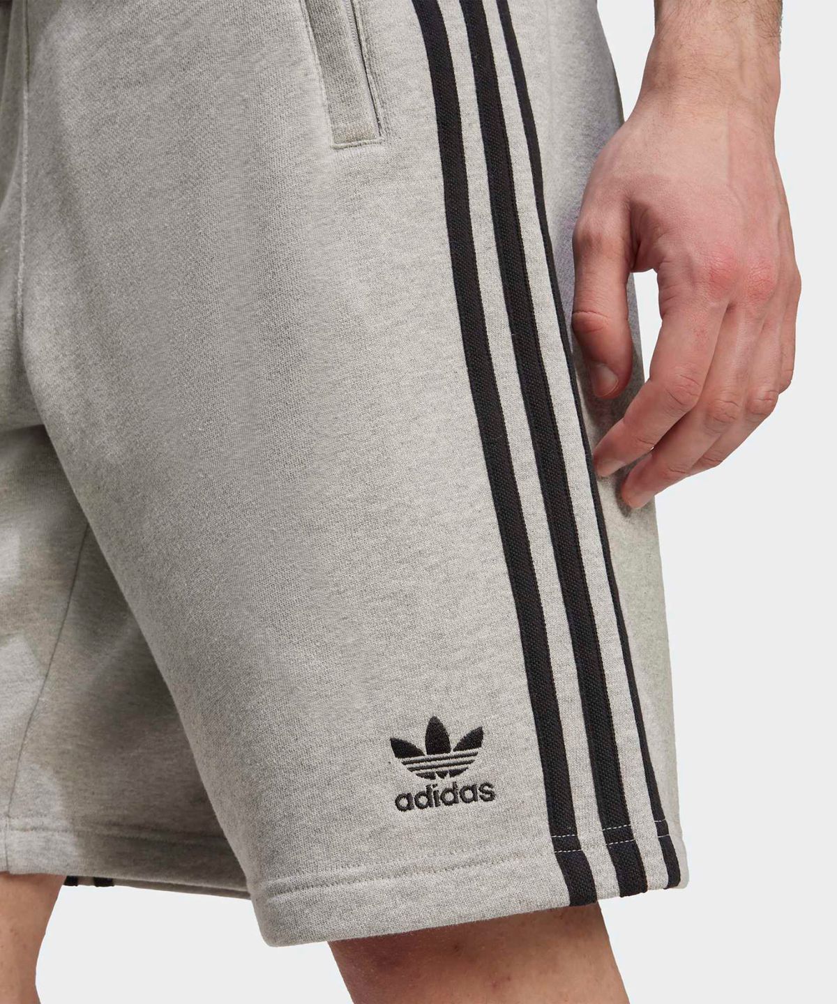 아디다스(ADIDAS) 3S 숏 팬츠 - 그레이:블랙 / JY1381