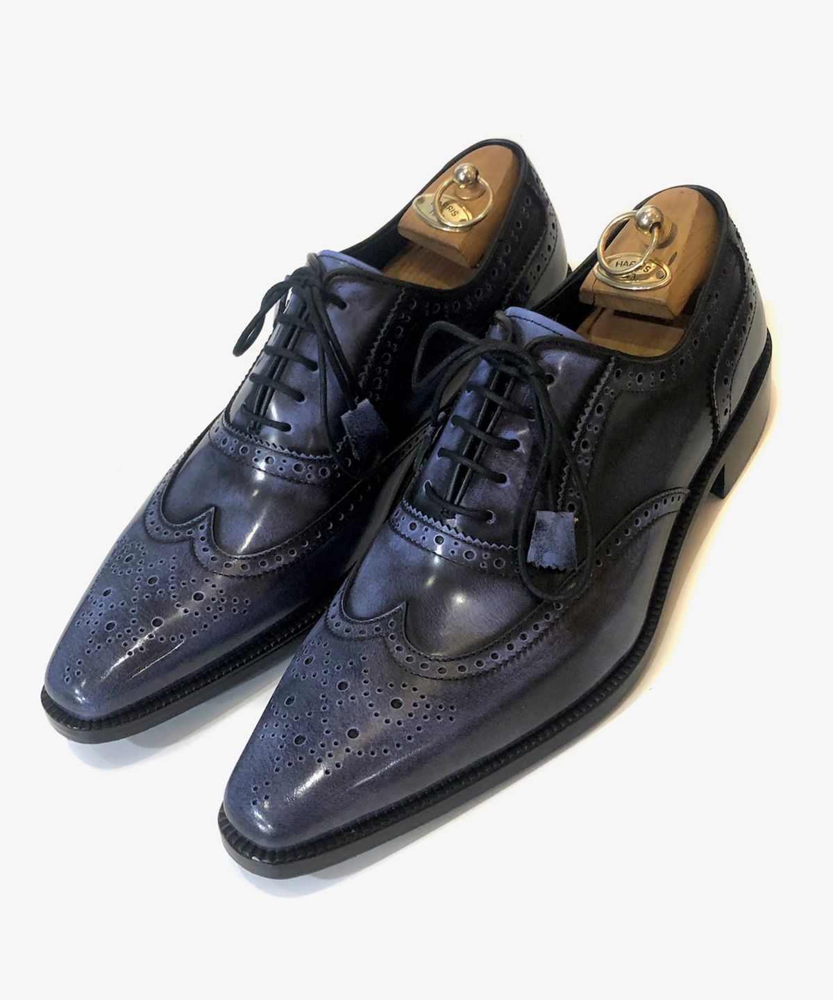 조앤슈(JOENSHOE) 헤리티지 윙팁 브로깅 옥스퍼드 콘플라워 블루