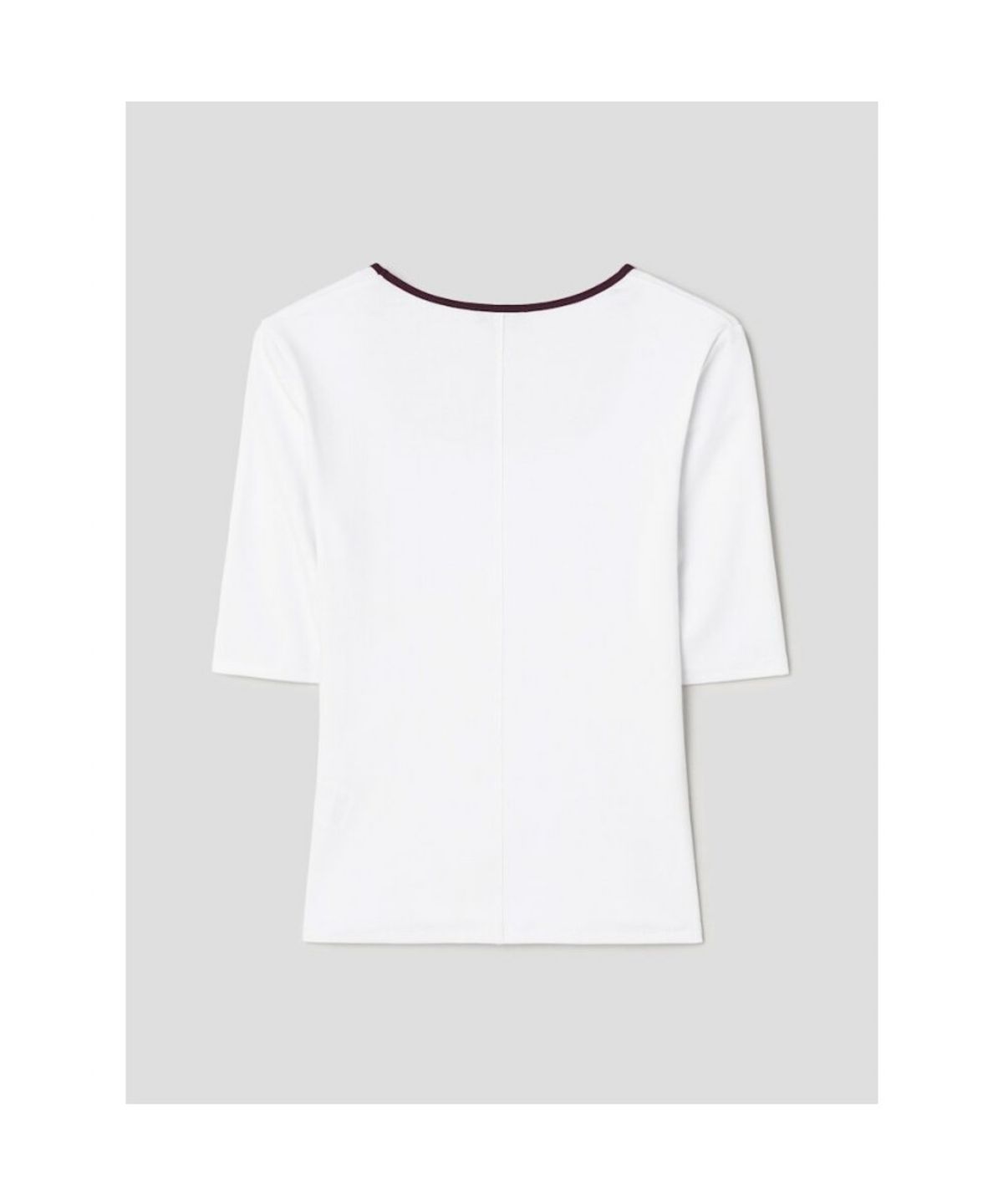 앙개(ANGGAE) Square Neck Tshirt  Ivory
