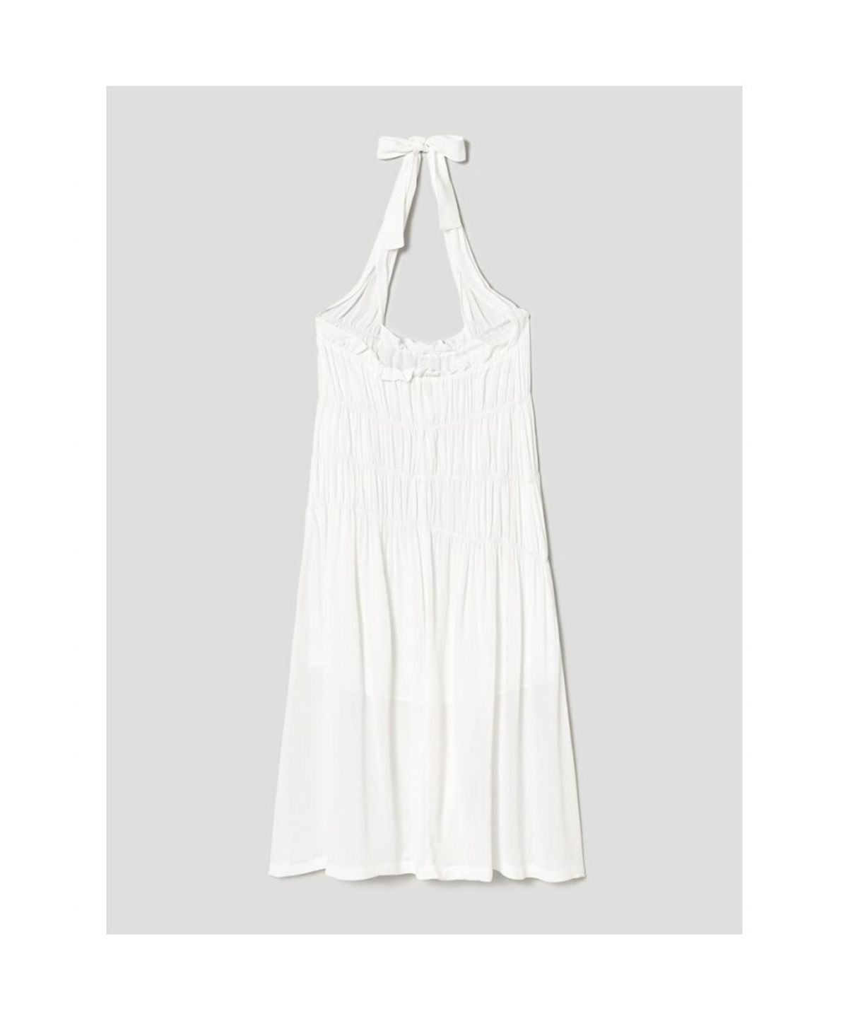 앙개(ANGGAE) Halter Neck Long Dress  Ivory