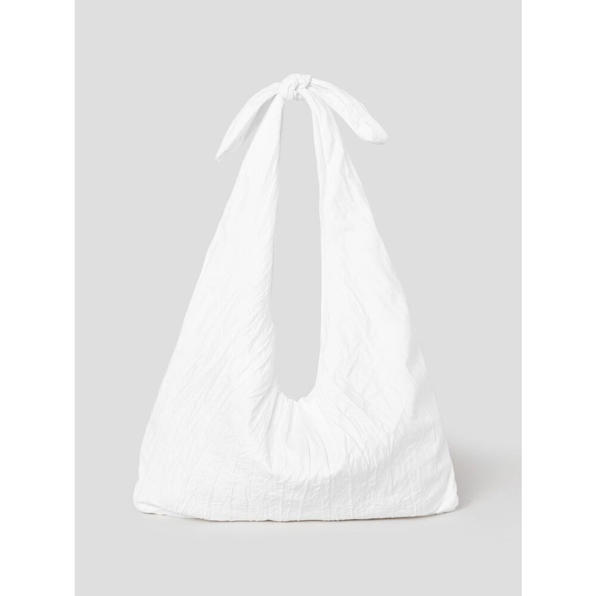 앙개(ANGGAE) Ribbon Knot Bag  White