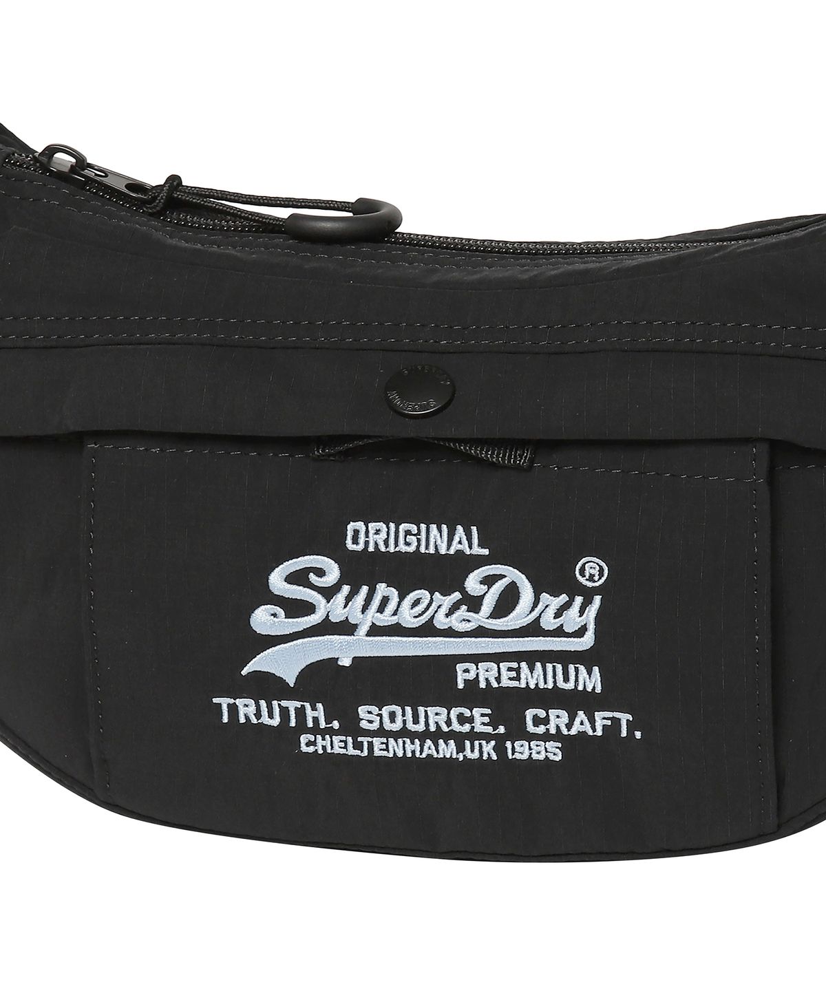 슈퍼드라이(SUPERDRY) 하프문 미니 크로스백 블랙