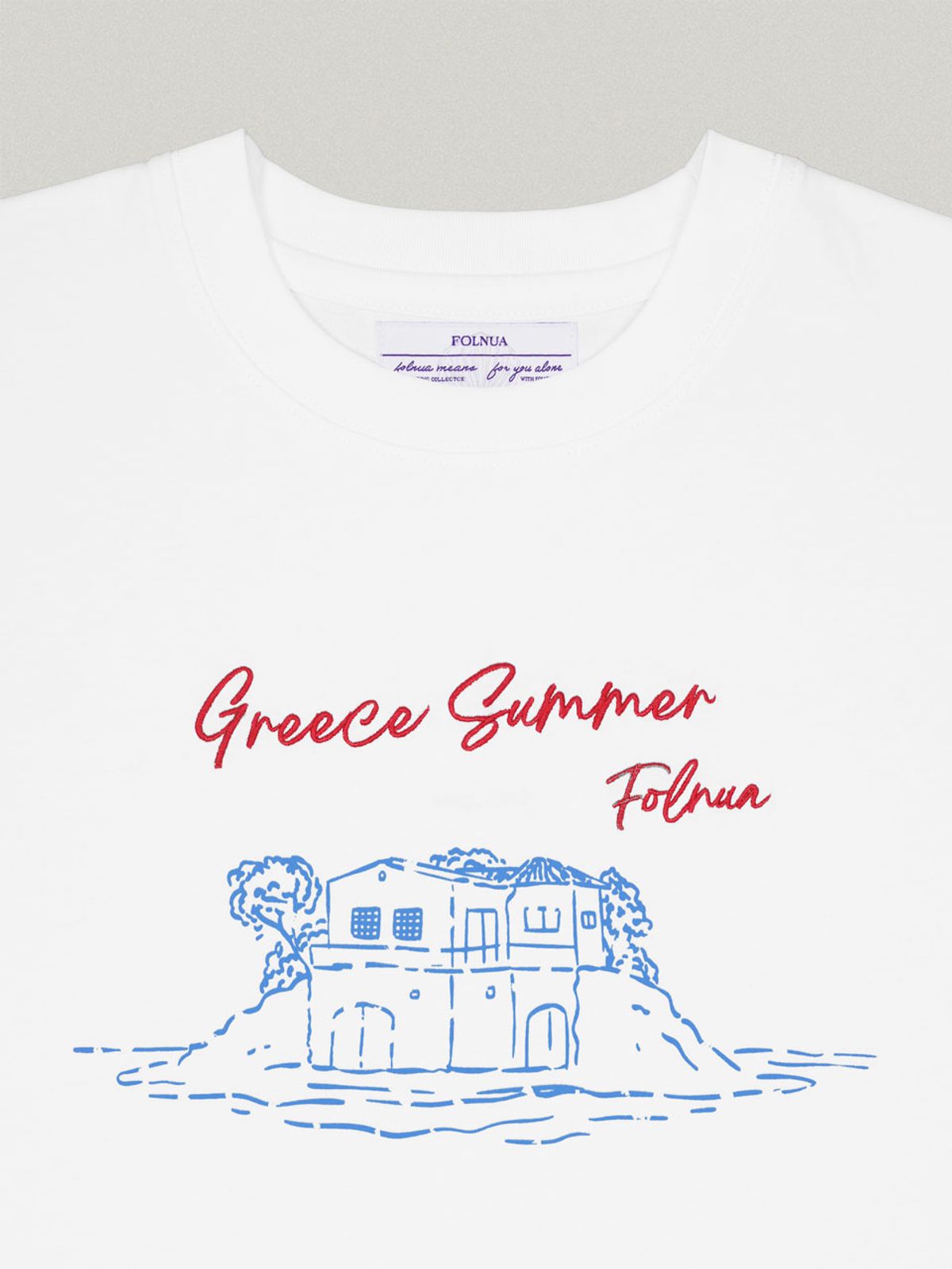 폴뉴아(FOLNUA) KARI CROP T-SHIRT (WHITE)