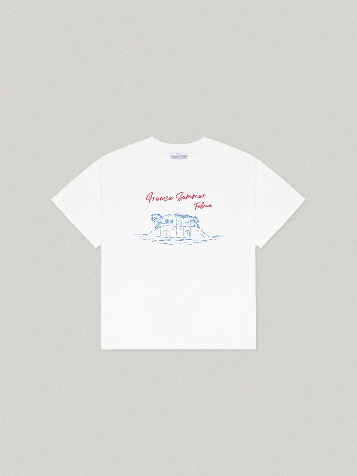 폴뉴아(FOLNUA) KARI OVERFIT T-SHIRT (WHITE)