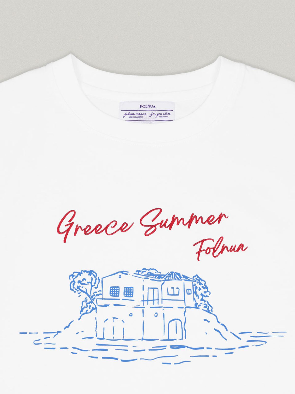 폴뉴아(FOLNUA) KARI OVERFIT T-SHIRT (WHITE)