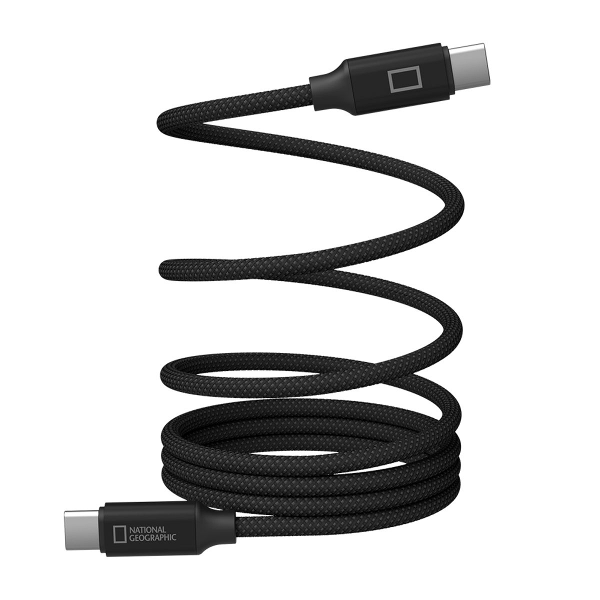 내셔널지오그래픽 모바일(NATIONAL GEOGRAPHIC MOBILE) 마그네틱 USB C to C 케이블 1.2M(블랙)