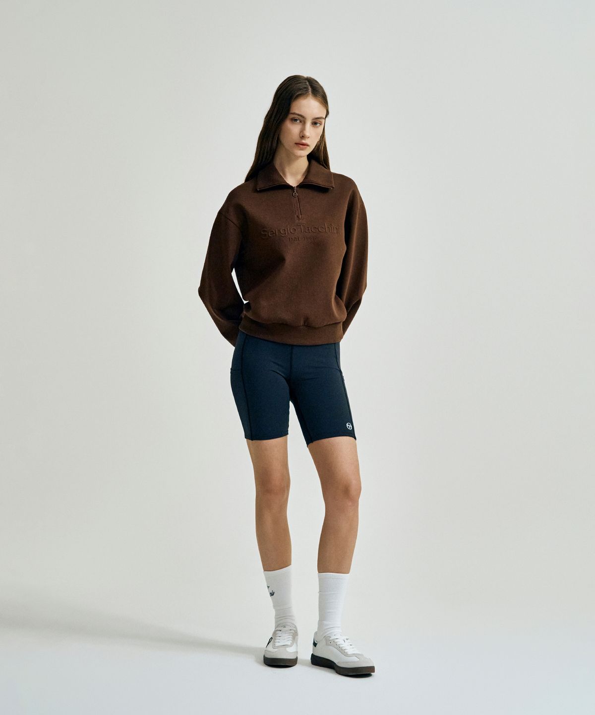세르지오 타키니(SERGIO TACCHINI) W 쿠쉬라이트 하프집 (D.Brown)