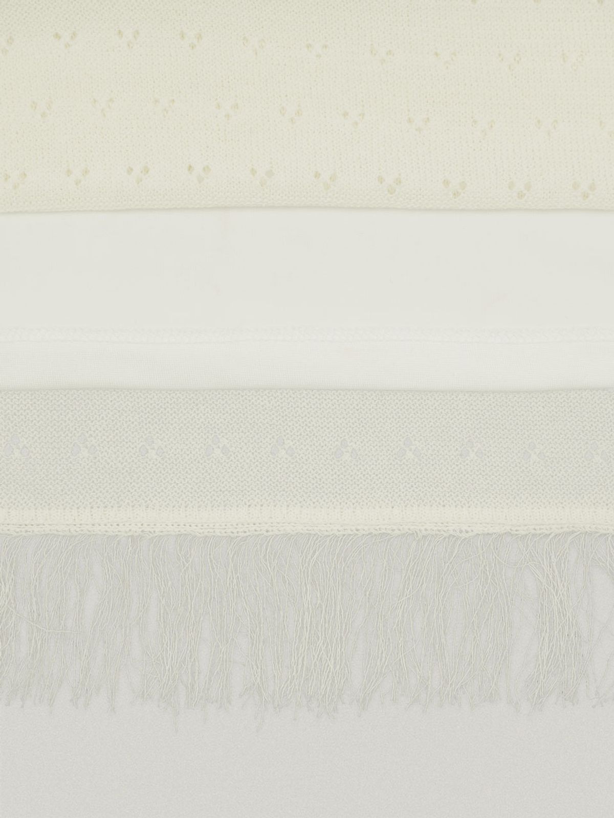폴뉴아(FOLNUA) FRINGE KNIT SKIRT (CREAM)