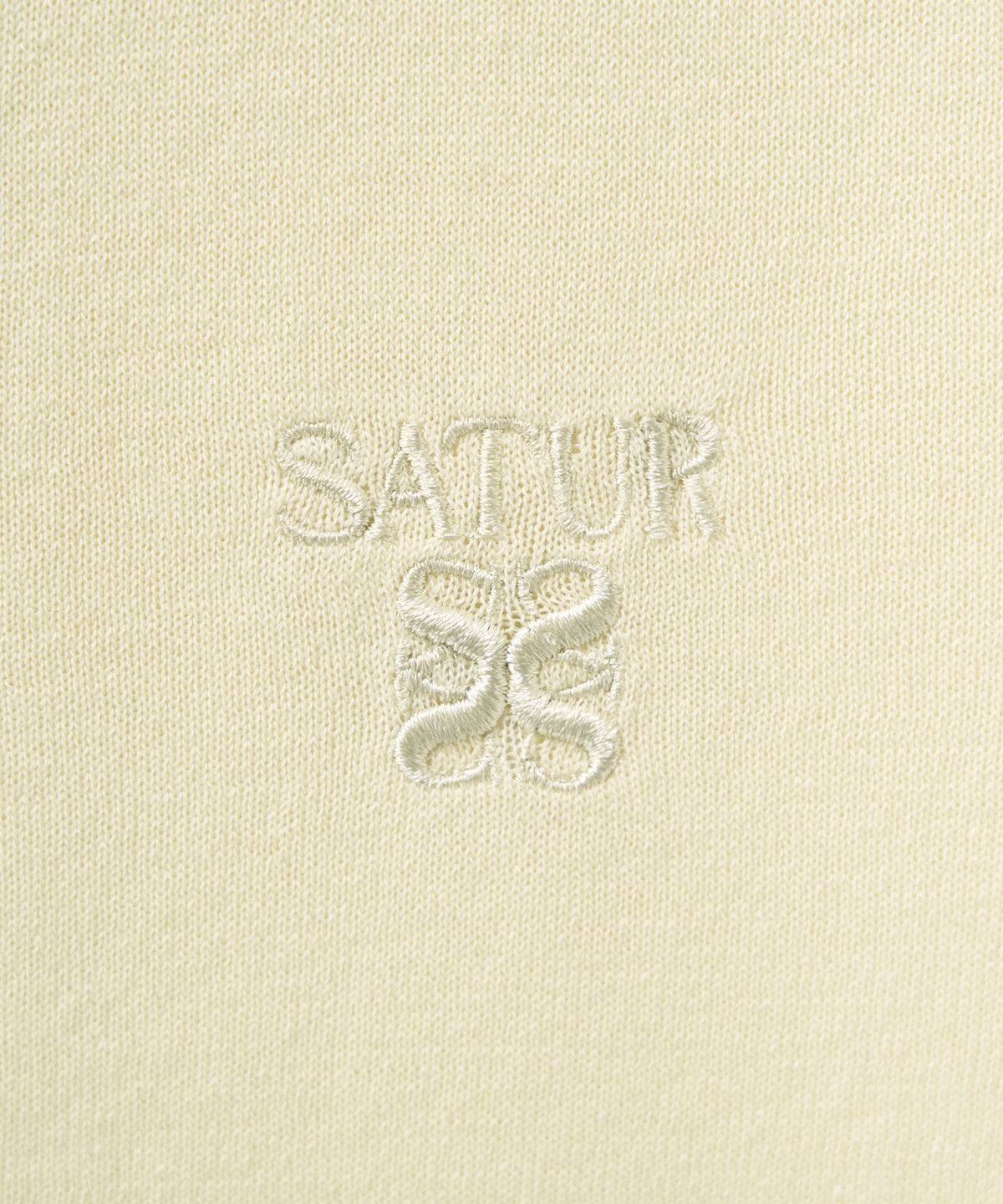 세터(SATUR) (W) 라이트 웨이트 칼라 하프 가디건 크림
