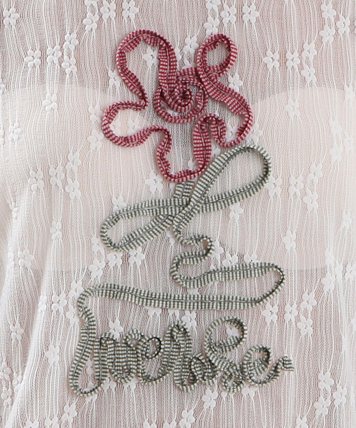 뉴제(NEWGE) Code Embroidery Logo Top (WHITE)