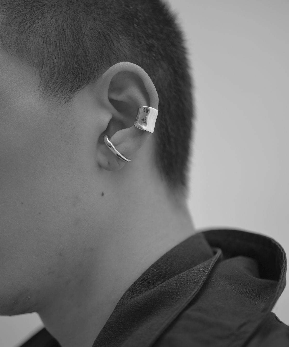 노비스도쿄(NOVICE TOKYO) 버블 이어 커프 Bubble Ear Cuff / Silver