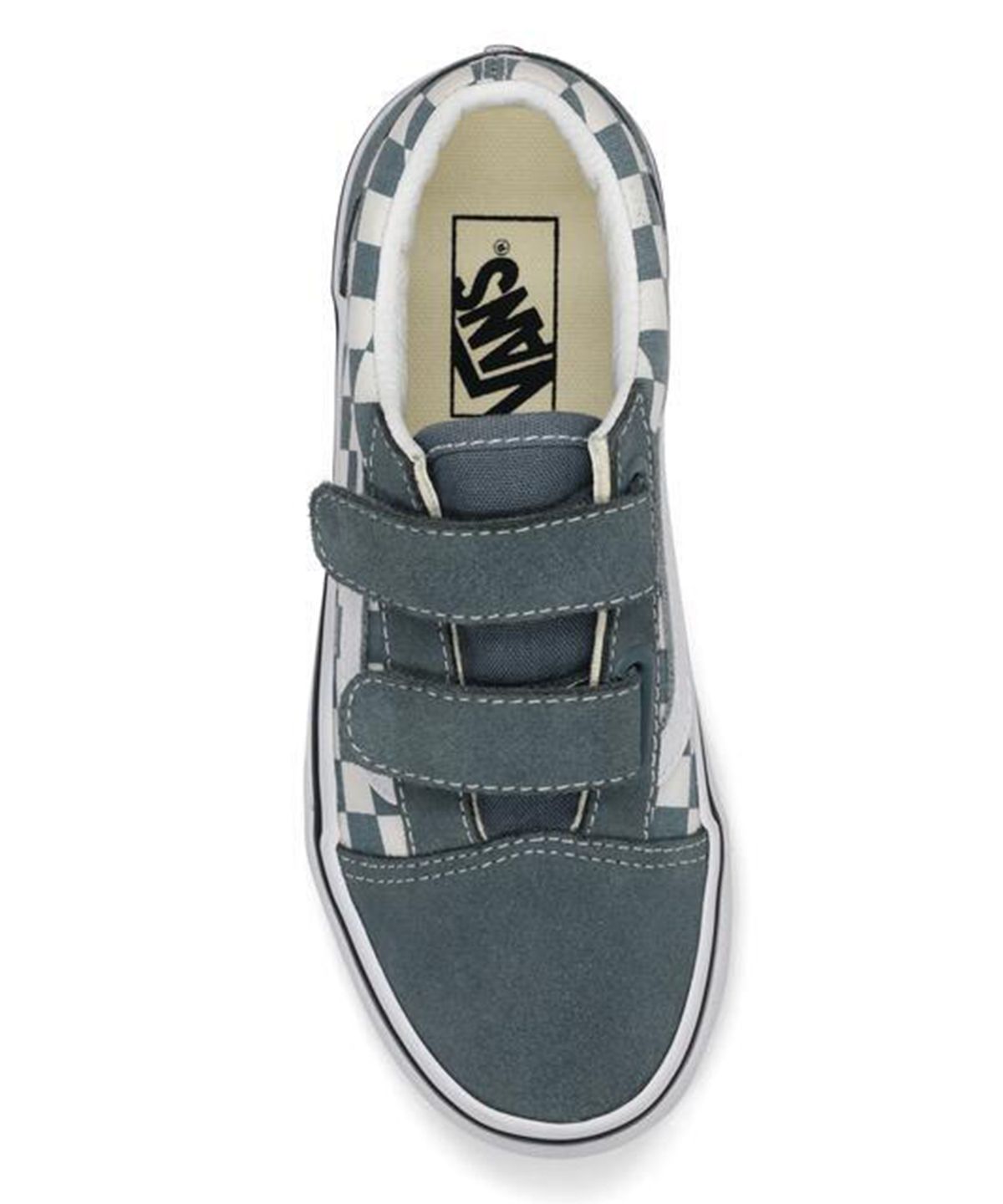 반스 키즈(VANS KIDS) 올드스쿨 V 키즈 컬러 띠어리 체커보드 스토미 웨더