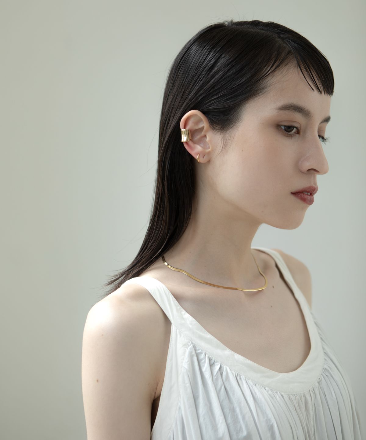 노비스도쿄(NOVICE TOKYO) 버블 이어 커프 Bubble Ear Cuff  / gold