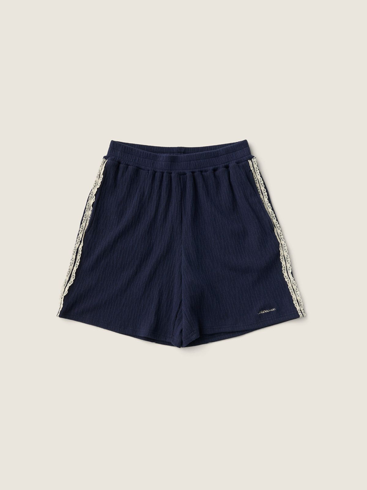 시엔느(SIENNE) Alfie Lace Shorts (Navy)