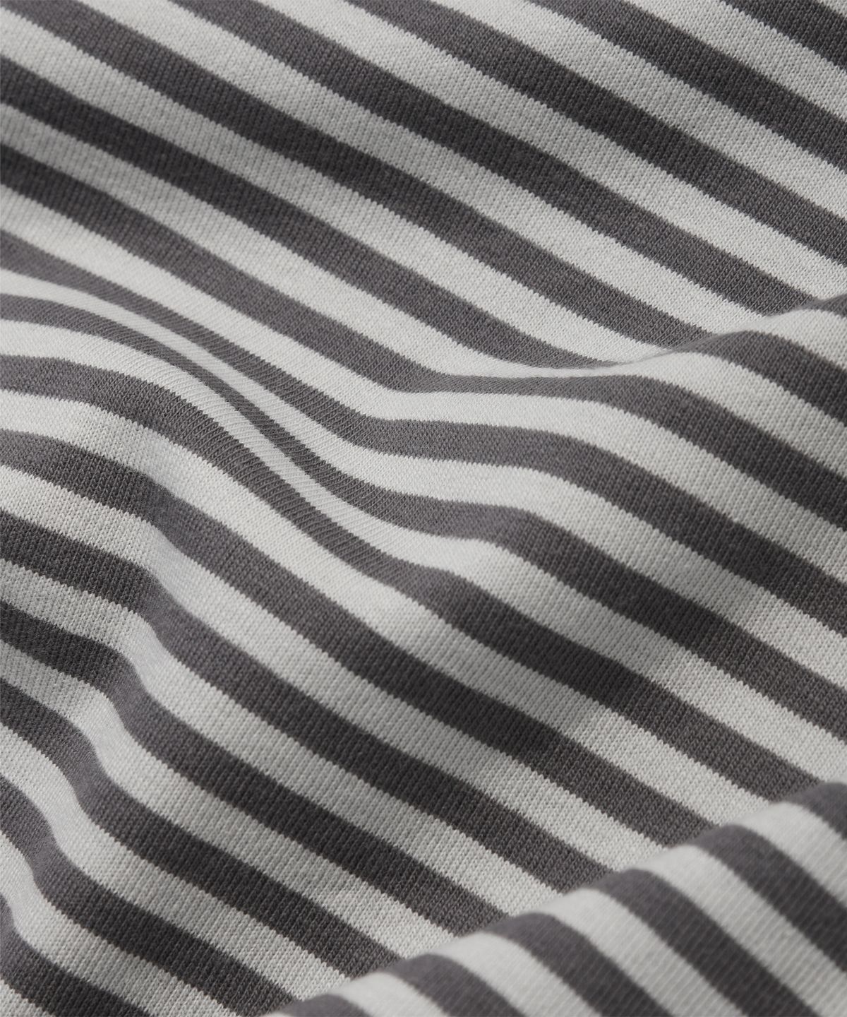 리트리버클럽(RETRIEVER CLUB) LAYERED STRIPE CROP TEE [GRAY]