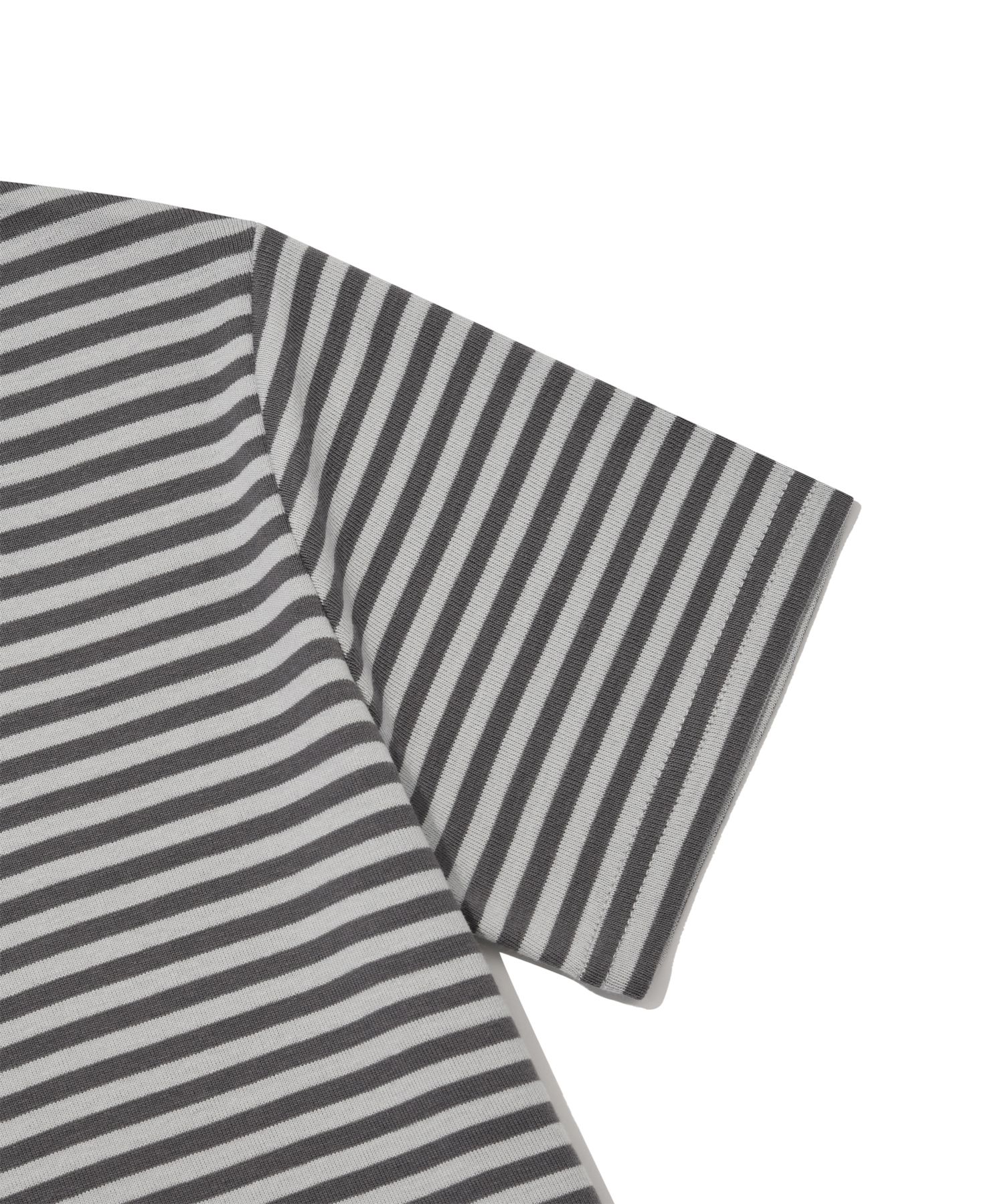 [RETRIEVER CLUB]25SS●LAYERED STRIPE CROP TEE MUSINSA | RETRIEVER CLUB LAYERED STRIPE CROP TEE [GRAY]