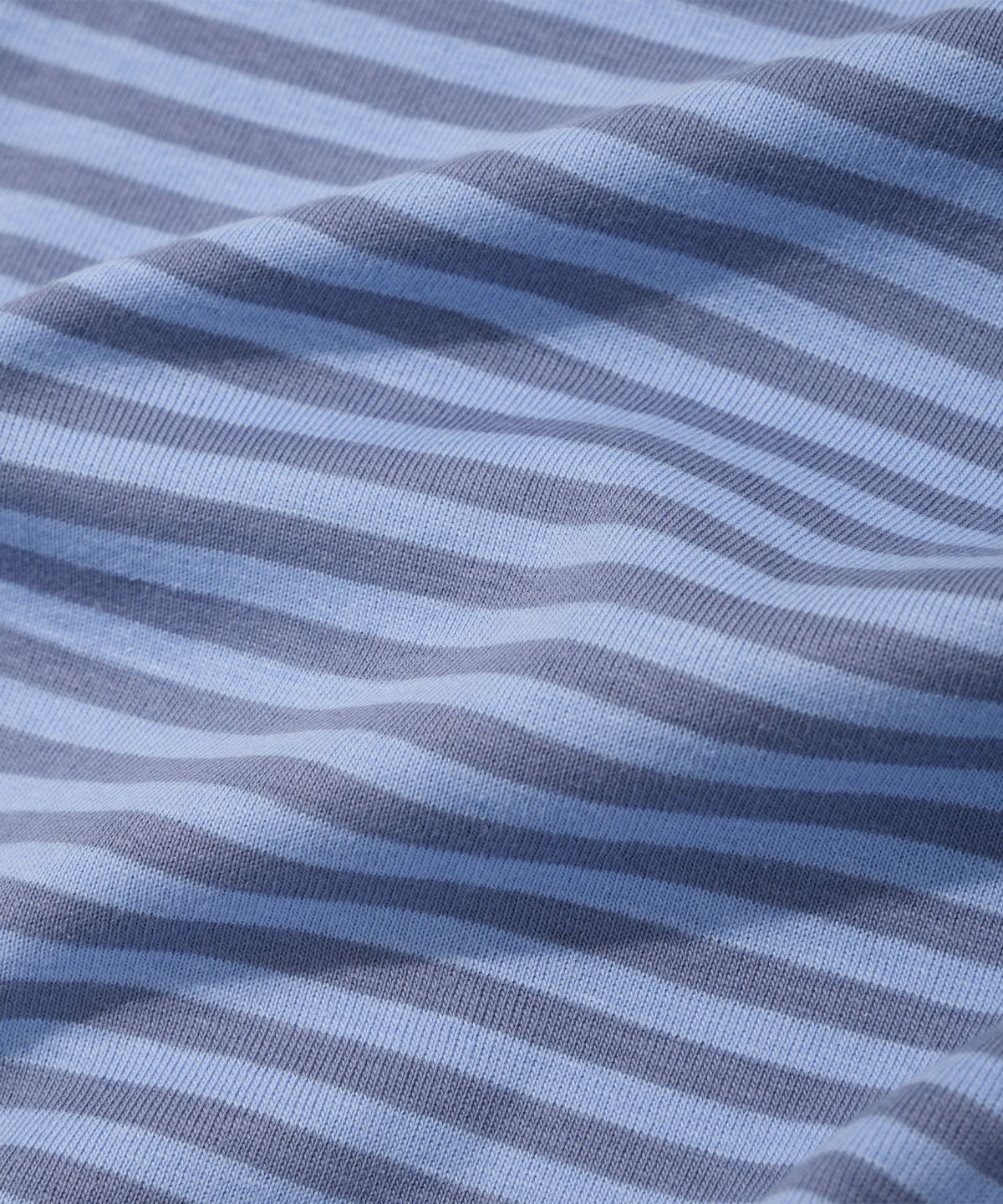 리트리버클럽(RETRIEVER CLUB) LAYERED STRIPE CROP TEE [BLUE]