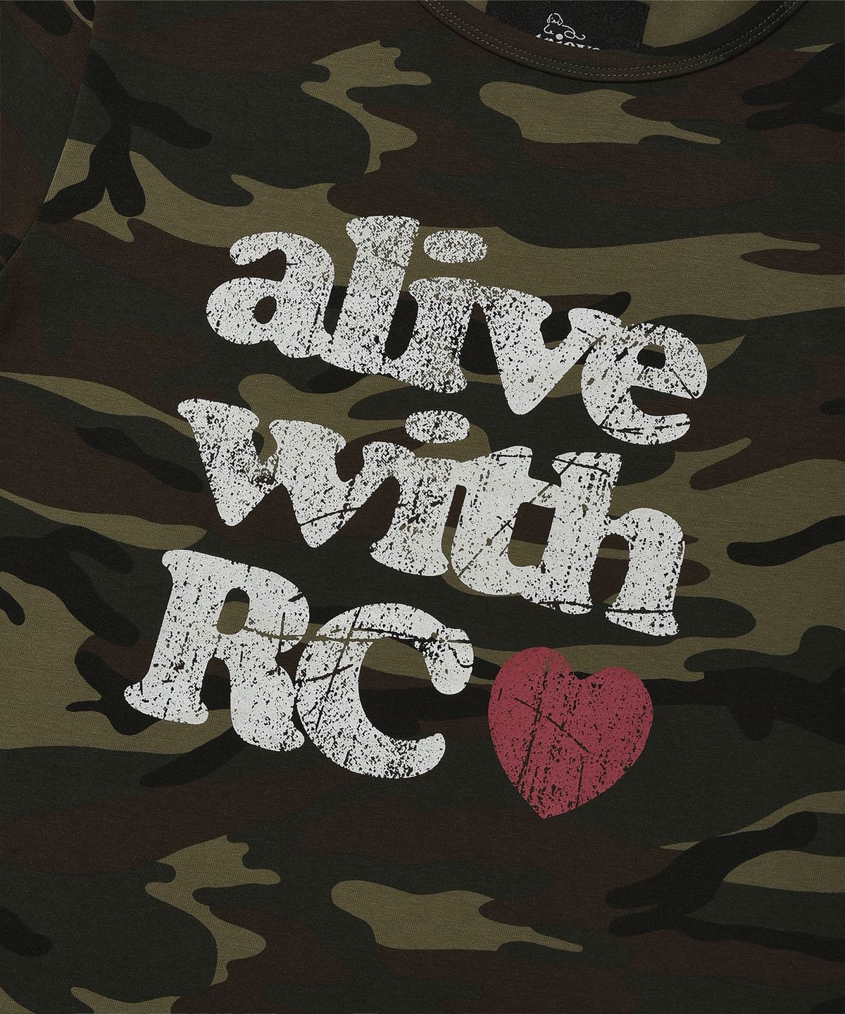 리트리버클럽(RETRIEVER CLUB) ALIVE CROP TEE [CAMO]