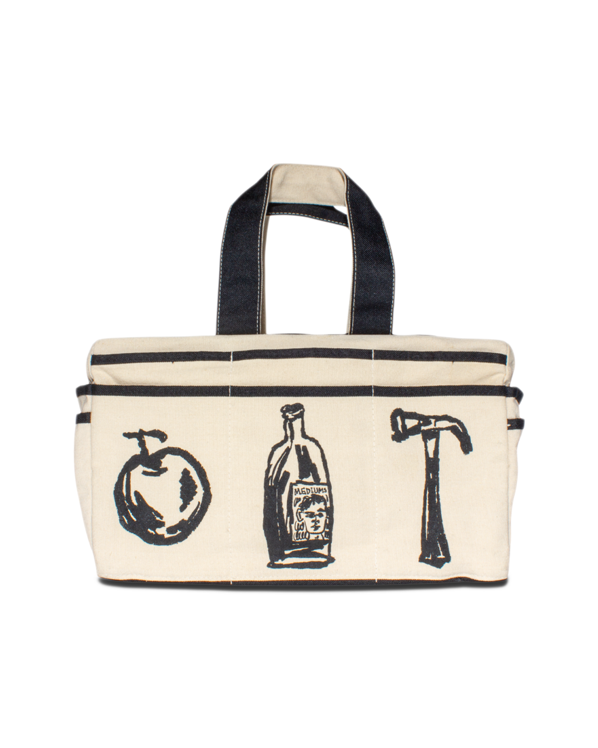 미디엄스(MEDIUMS) Canvas Tool Bag - Black(캔버스 툴백)