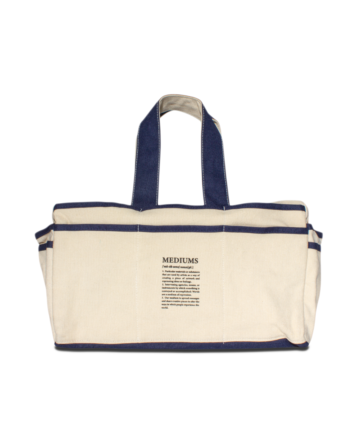미디엄스(MEDIUMS) Canvas Tool Bag - Navy(캔버스 툴백)