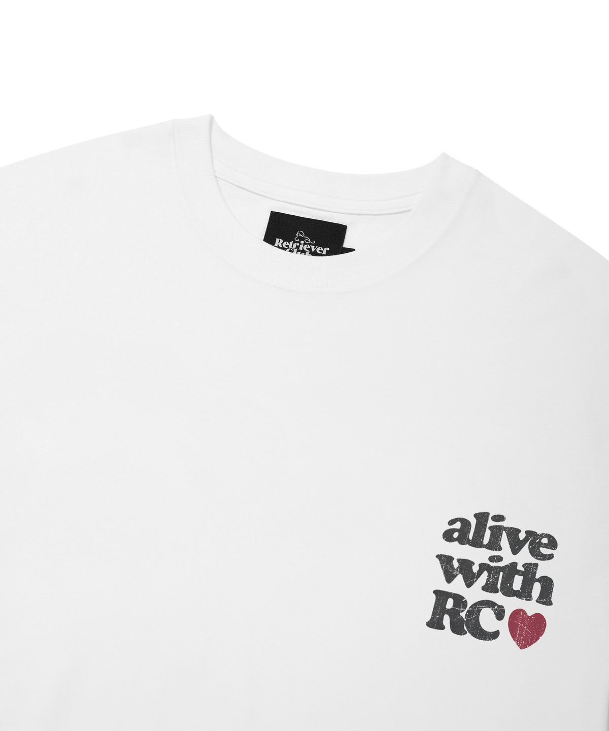 리트리버클럽(RETRIEVER CLUB) ALIVE TEE [WHITE]