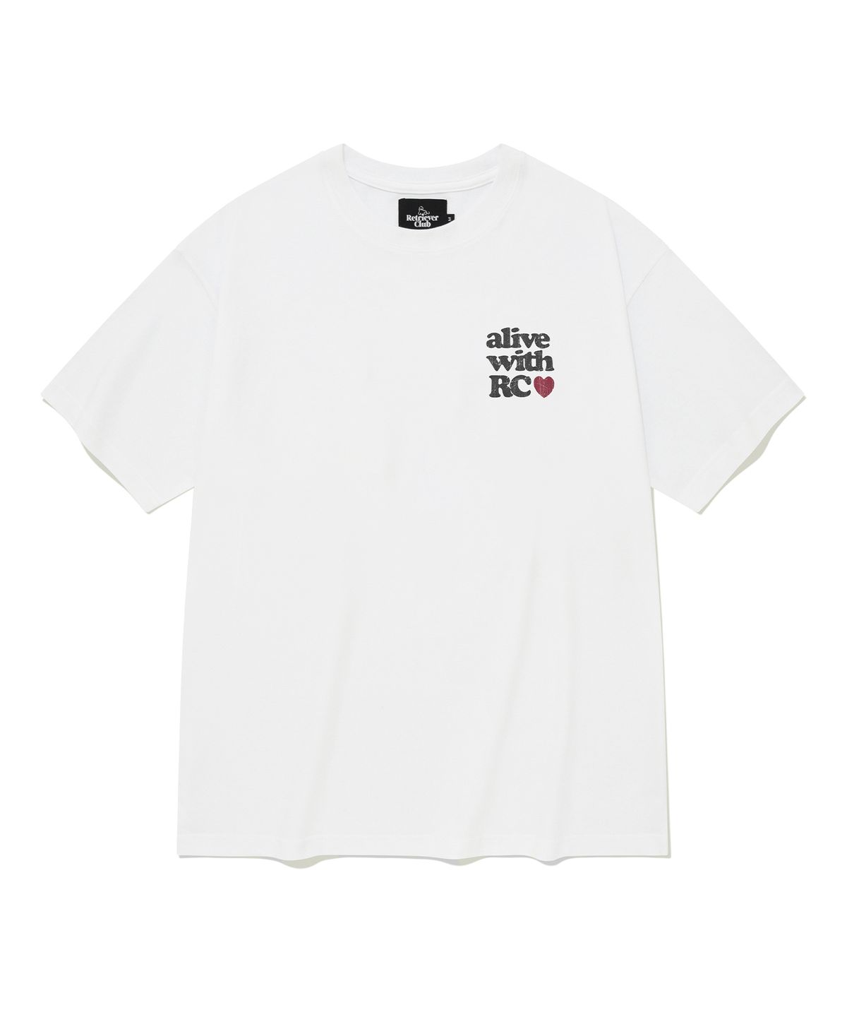 리트리버클럽(RETRIEVER CLUB) ALIVE TEE [WHITE]