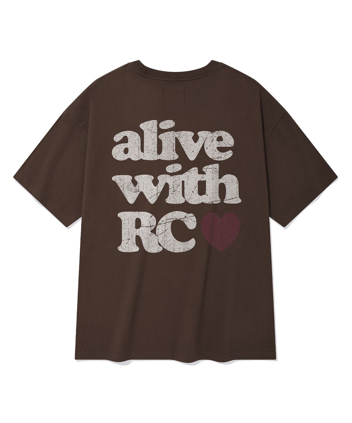 리트리버클럽(RETRIEVER CLUB) ALIVE TEE [BROWN]