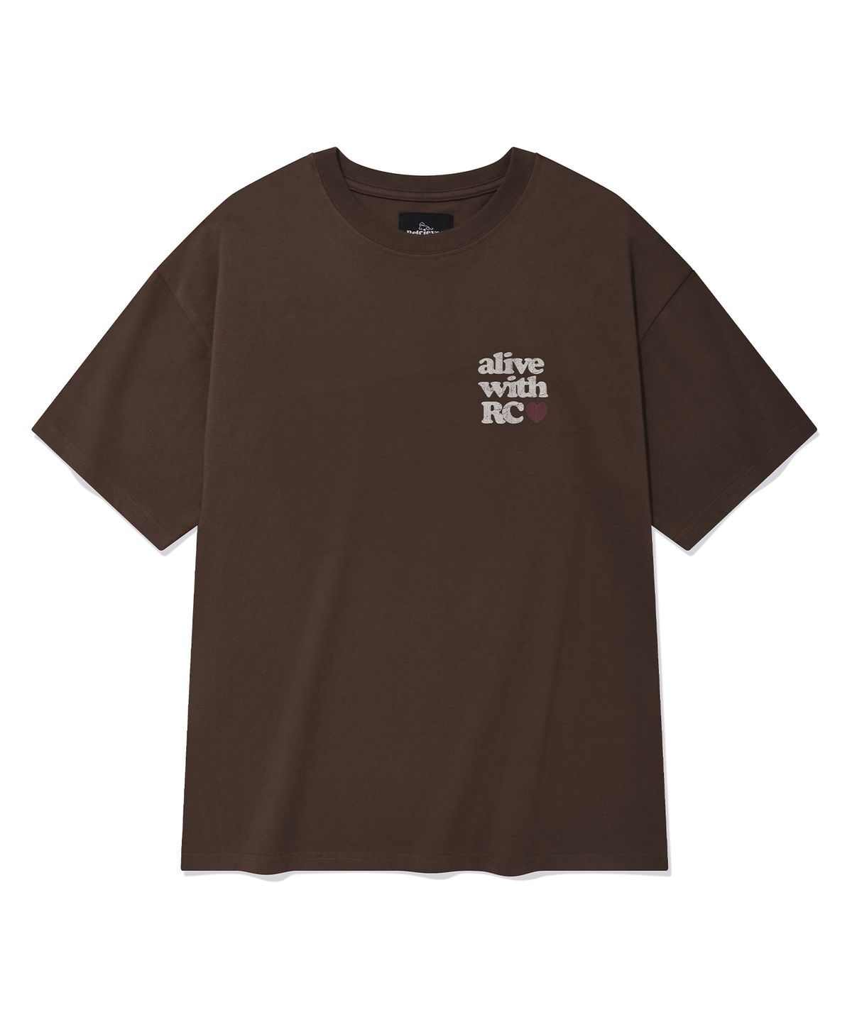 리트리버클럽(RETRIEVER CLUB) ALIVE TEE [BROWN]