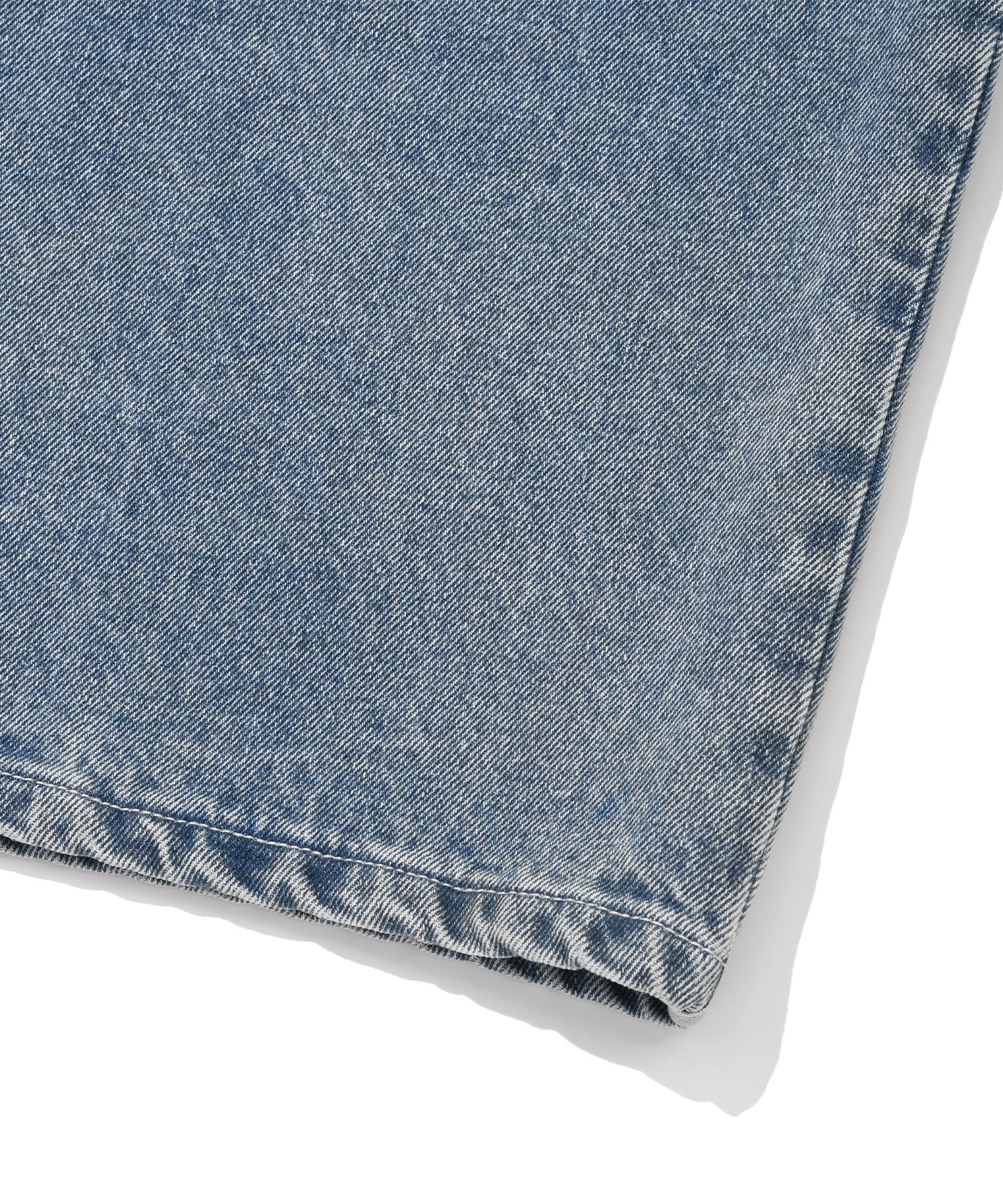 MUSINSA | RETRIEVER CLUB SIDE POINT DENIM SHORTS [BLUE]