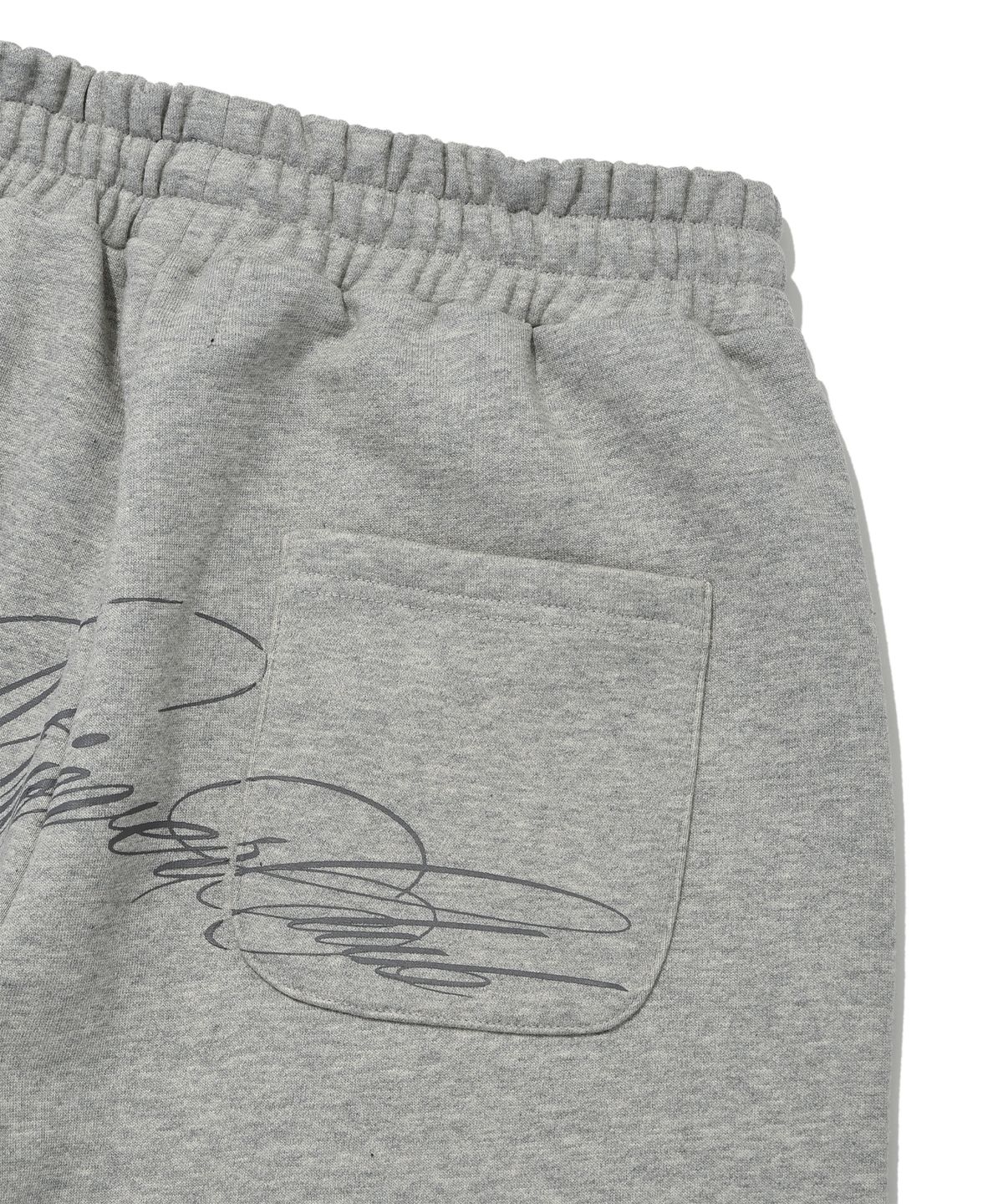 리트리버클럽(RETRIEVER CLUB) SCRIPT SWEAT PANTS [GRAY]
