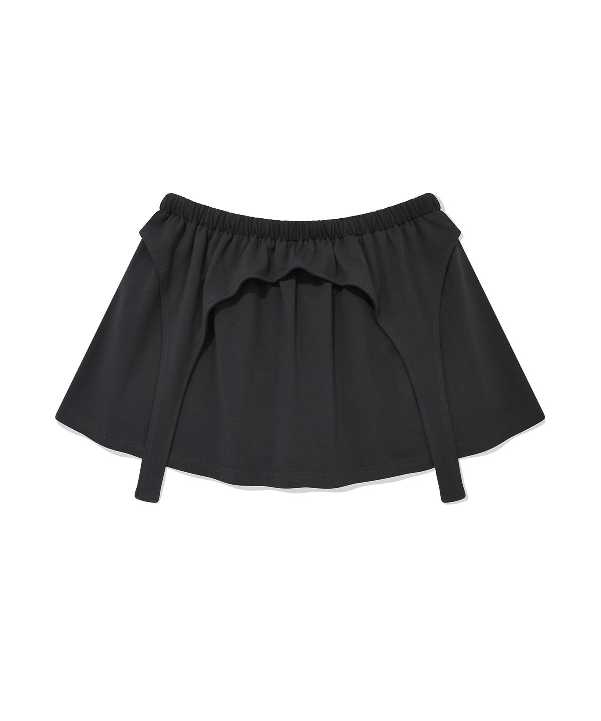 리트리버클럽(RETRIEVER CLUB) GARTER SKIRT [CHARCOAL GRAY]