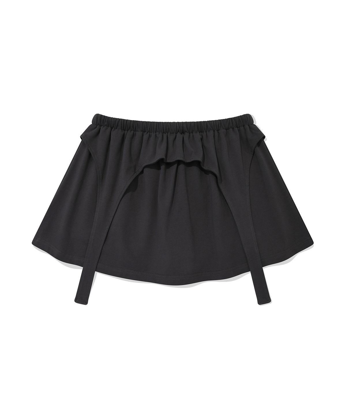 리트리버클럽(RETRIEVER CLUB) GARTER SKIRT [CHARCOAL GRAY]