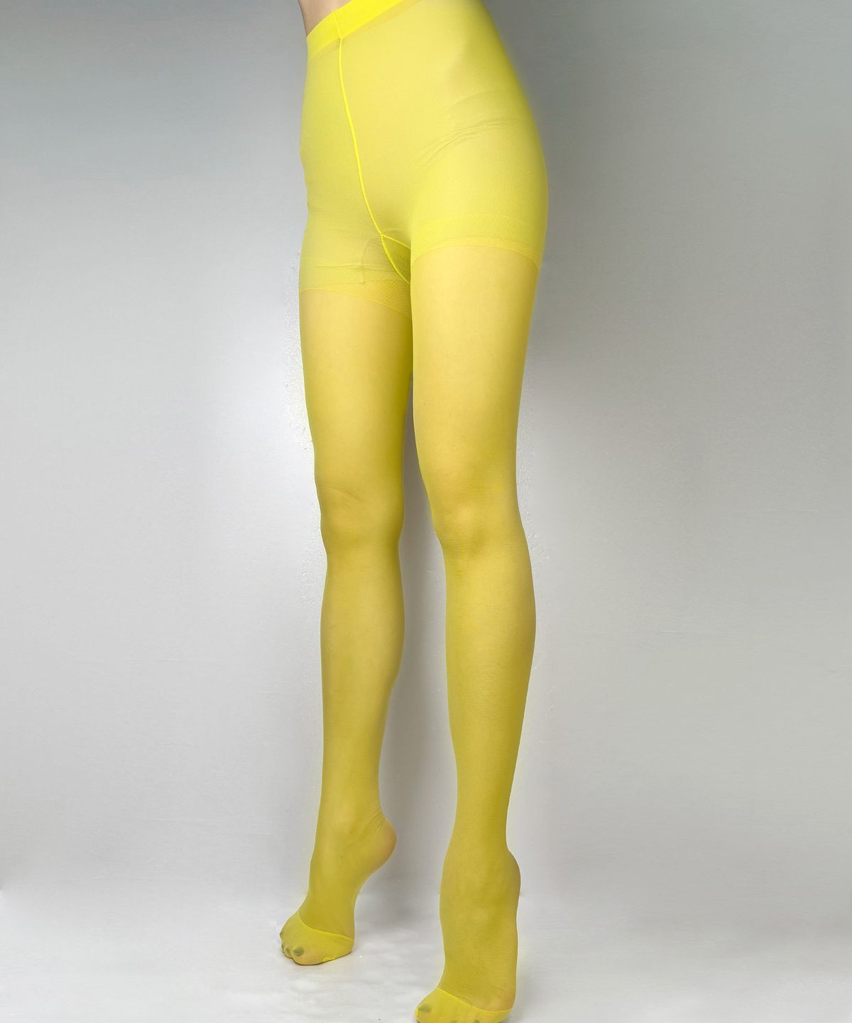 로맨틱타이거(ROMANTIC TIGER) color sheer tights (yellow)