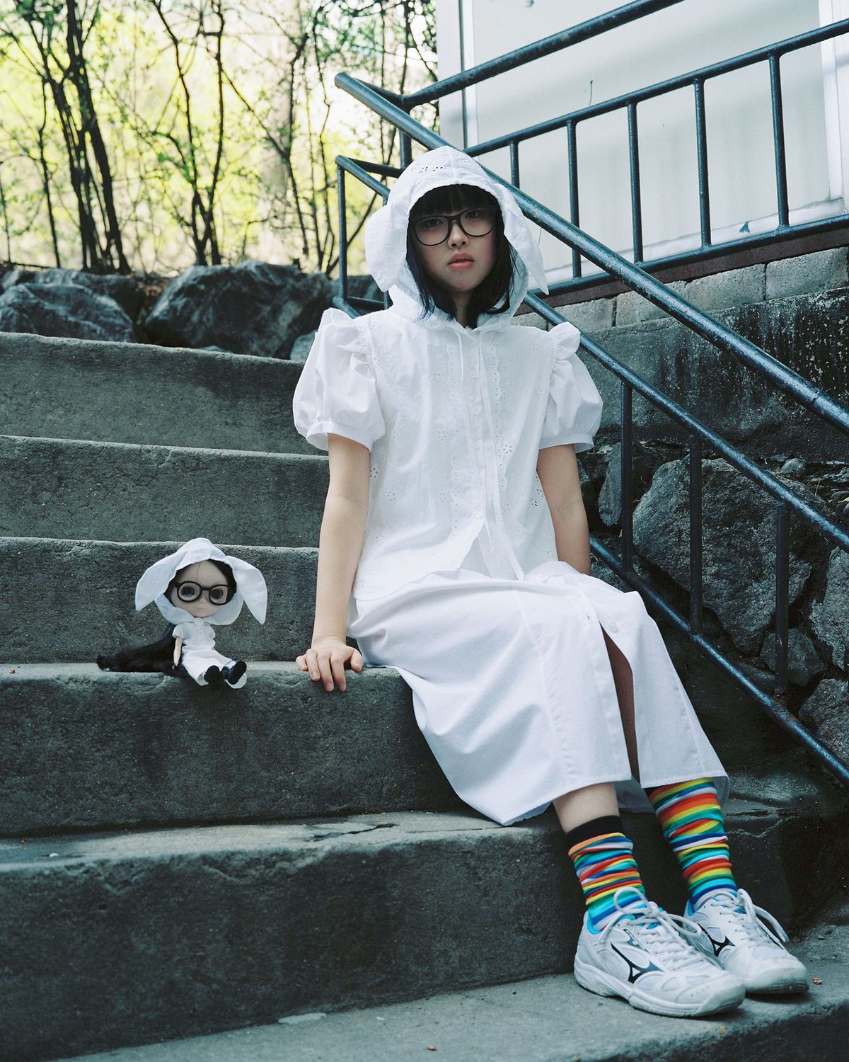 아컨시엘(ARCENCIEL) Angel bunny blouse