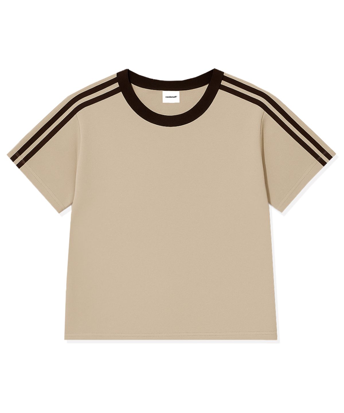 랜덤오프(RANDOMOFF) SPORTY TRACK CROP T-SHIRT (4color)