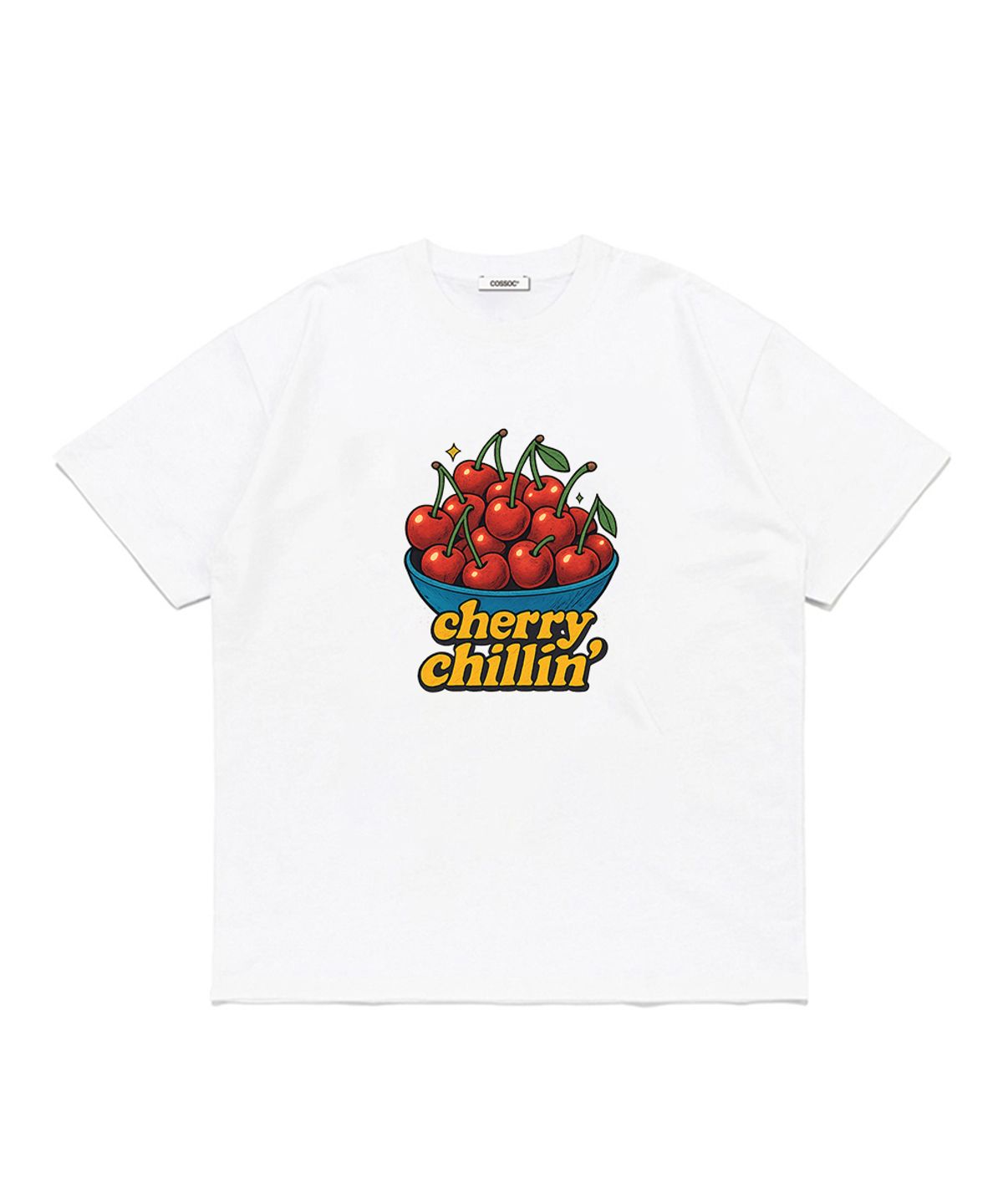 코소(COSO) 체리 칠린 반팔 티셔츠(NAVY)
