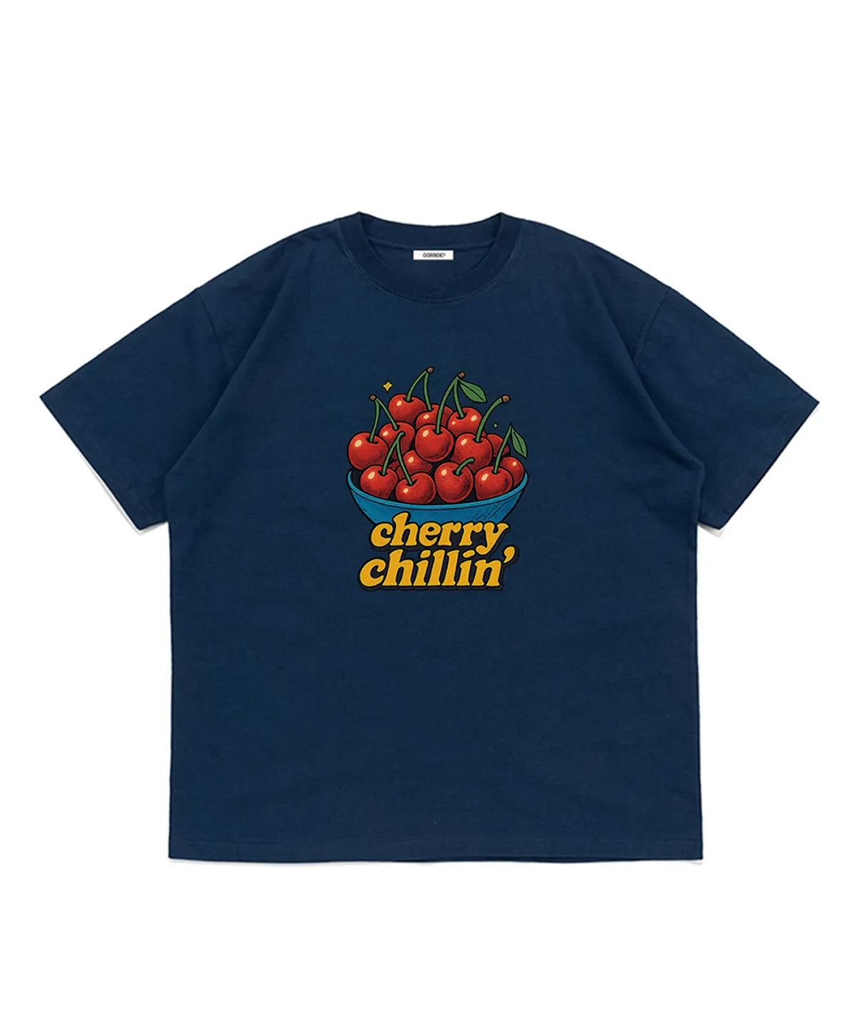 코소(COSO) 체리 칠린 반팔 티셔츠(NAVY)