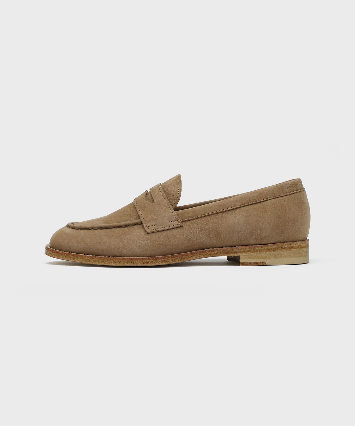 피렌체 아뜨리에(FIRENZE ATELIER) [홍창] 스테디라인 머스트헤브 베이직 페니로퍼 4070 [BEIGE NUBUCK]