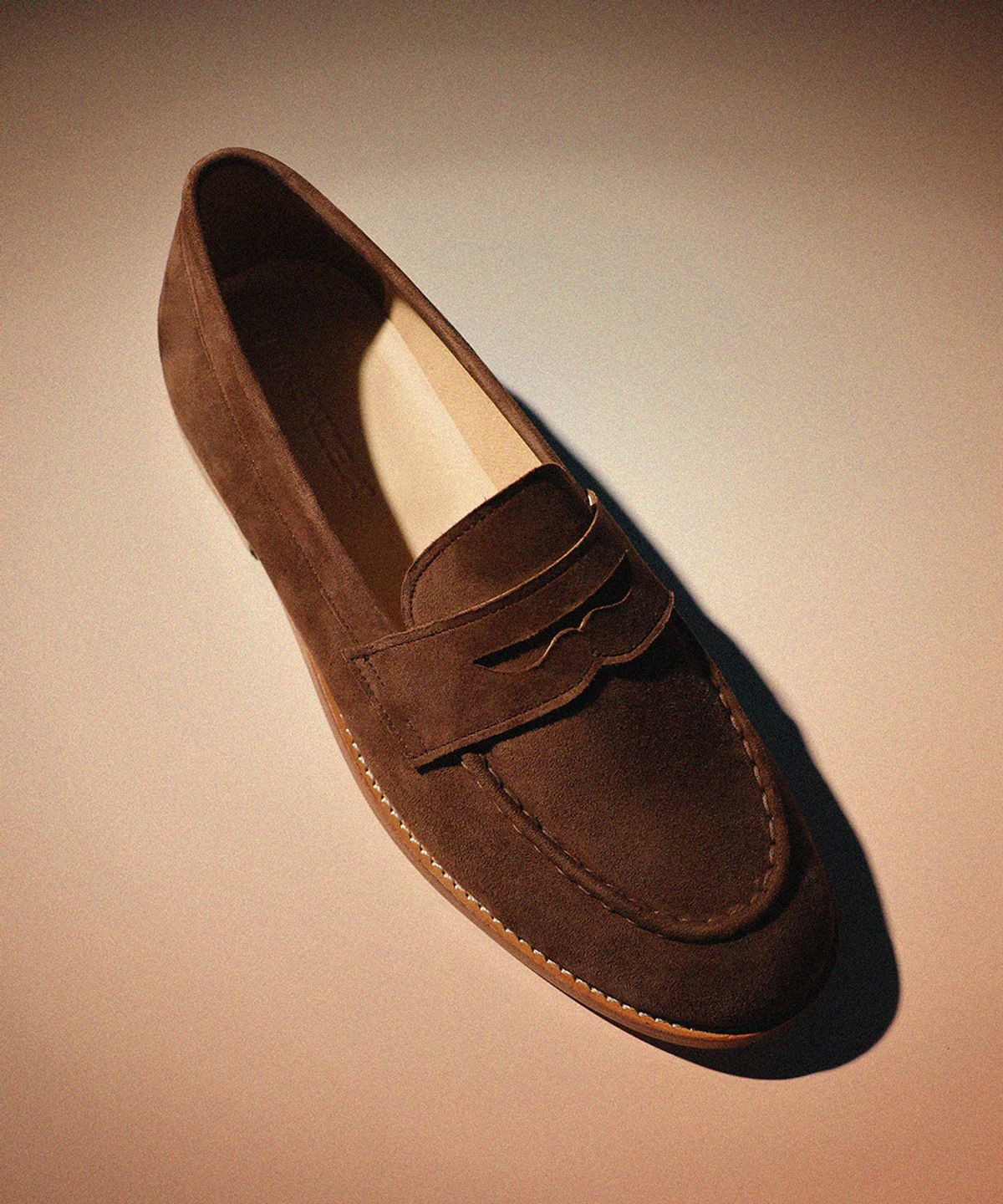 피렌체 아뜨리에(FIRENZE ATELIER) [홍창] 스테디라인 머스트헤브 베이직 페니로퍼 4070 [DARK BROWN SUEDE]