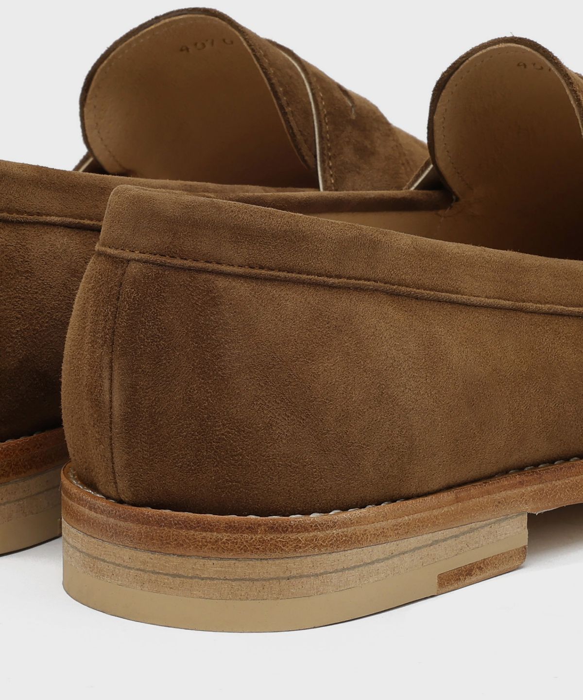 피렌체 아뜨리에(FIRENZE ATELIER) [홍창] 스테디라인 머스트헤브 베이직 페니로퍼 4070 [MID BROWN SUEDE]